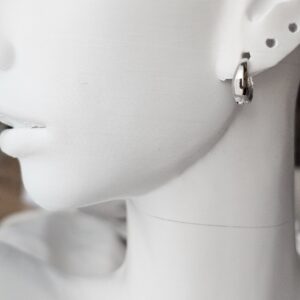 gümüş renk mini halka