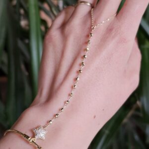 dolgun yıldızlı kelepçe model şahmeran