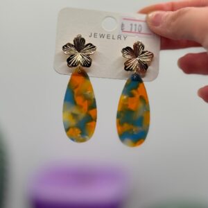 karışık desen yazlık küpe