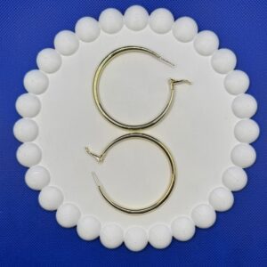 bombeli büyük boy halka küpe