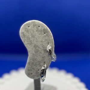 gümüş renk sarmal orta boy halka küpe