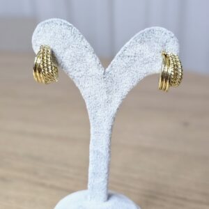 gold burgu/düz sarmal halka küpe