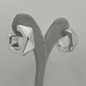 prizma şeklinde halka küpe