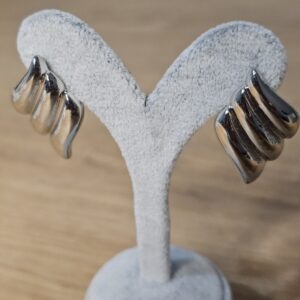 gümüş renk zr model küpe